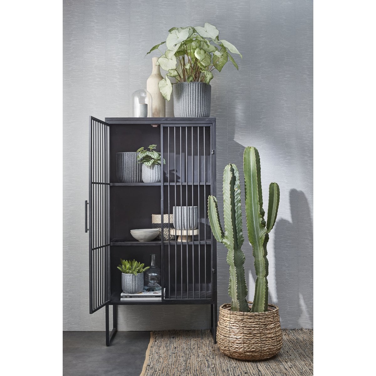 Plantenmand set Avalon Lichtbruin