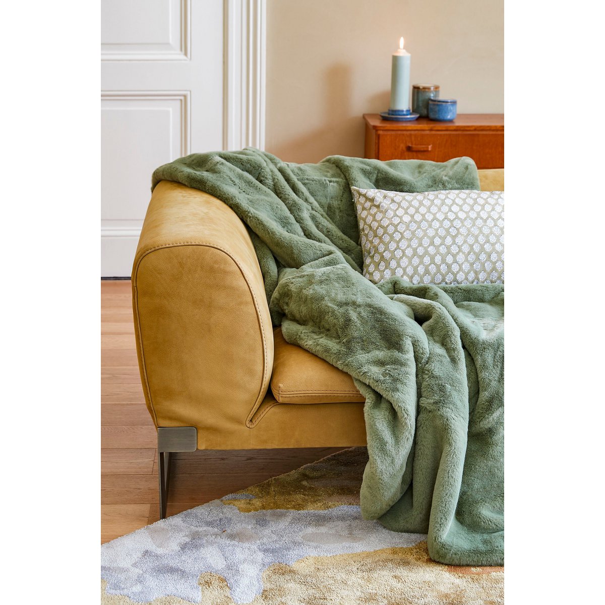 Plaid Bronte Donkerbruin