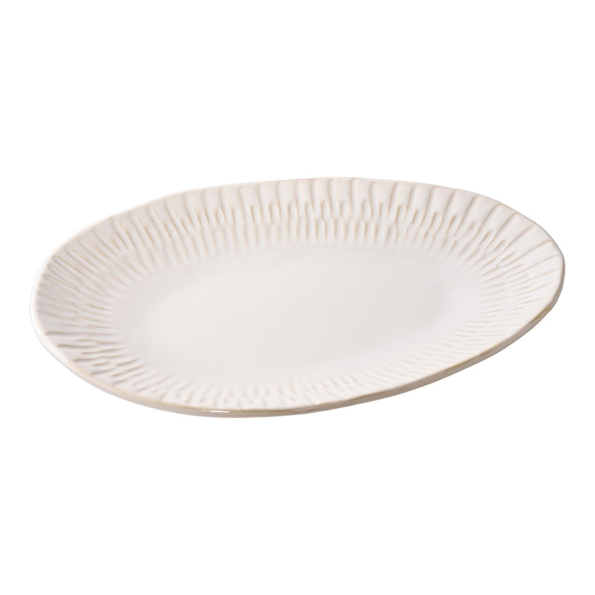 Dienblad - Wit, Keramiek, 30,5x20,3x3,8cm