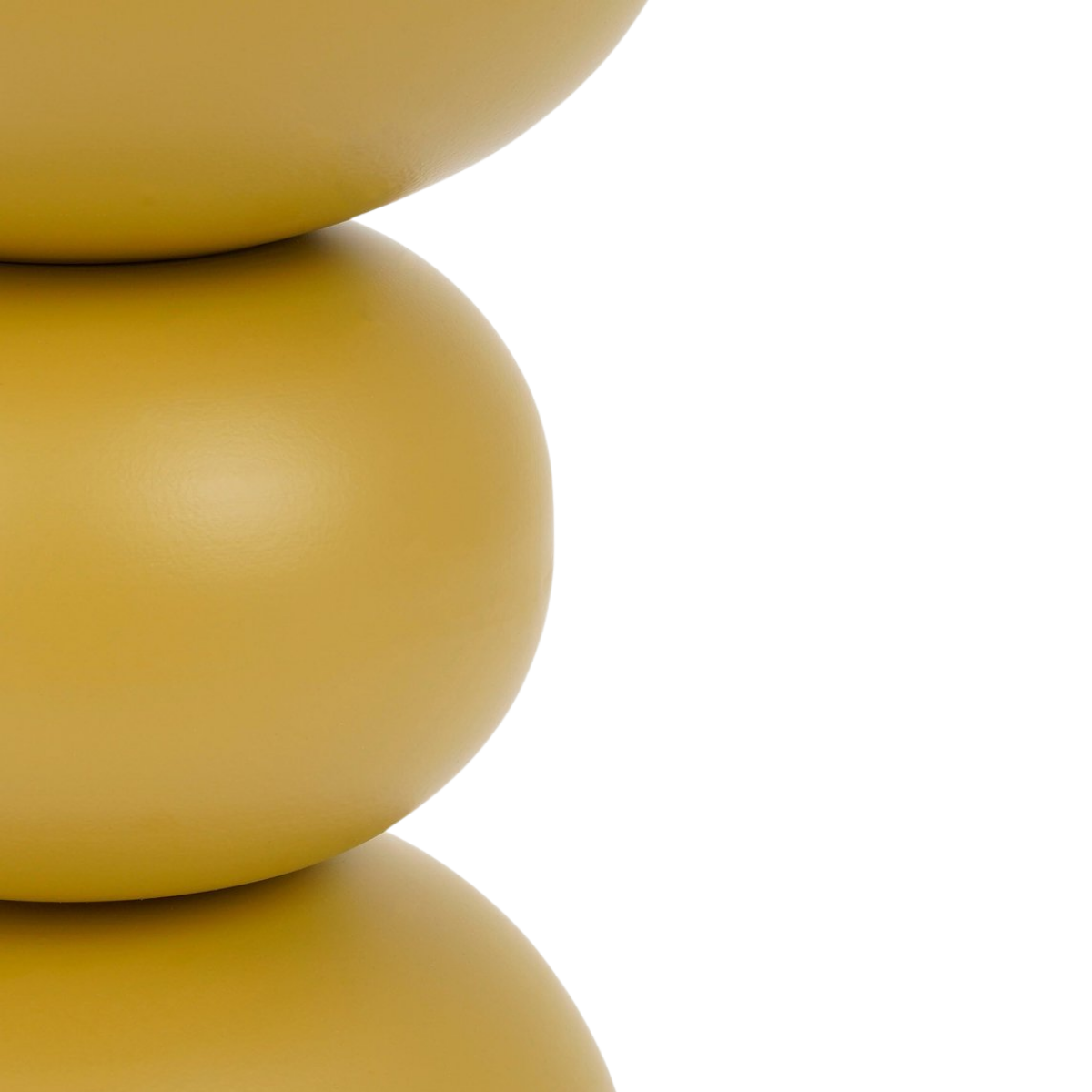 Bijzettafel Luna Geel