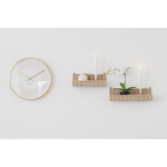 Takamaka Wall Clock - Goud, aluminium/glas, Ø40 cm