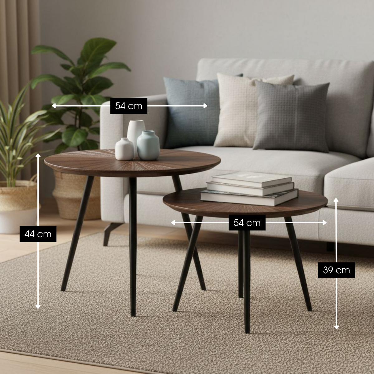 Bijzettafel Dane Bruin