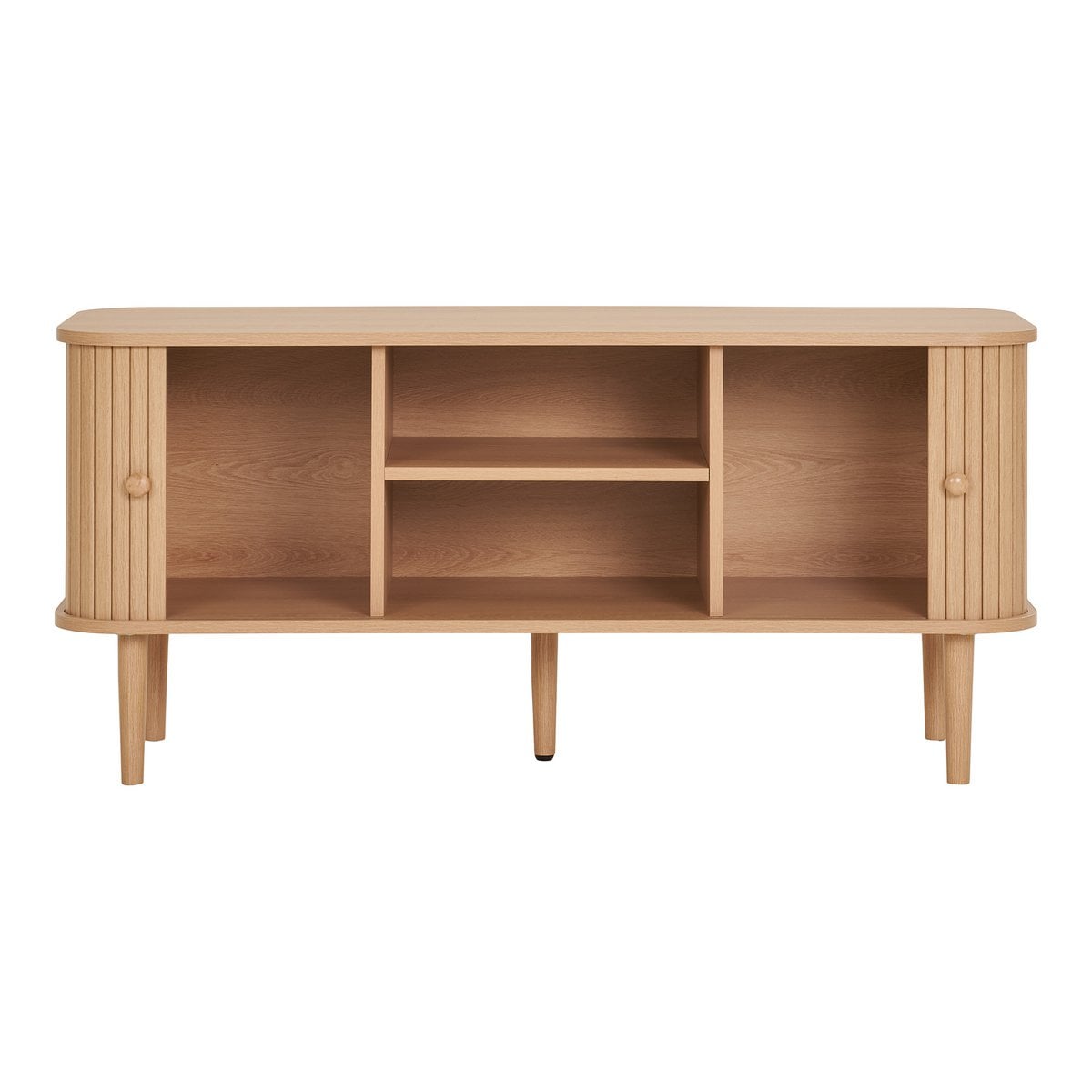 Nikko TV-meubel - Naturel, MDF/Genen, 113x40x51,5 cm