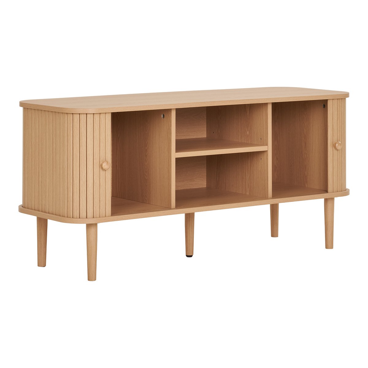 Nikko TV-meubel - Naturel, MDF/Genen, 113x40x51,5 cm