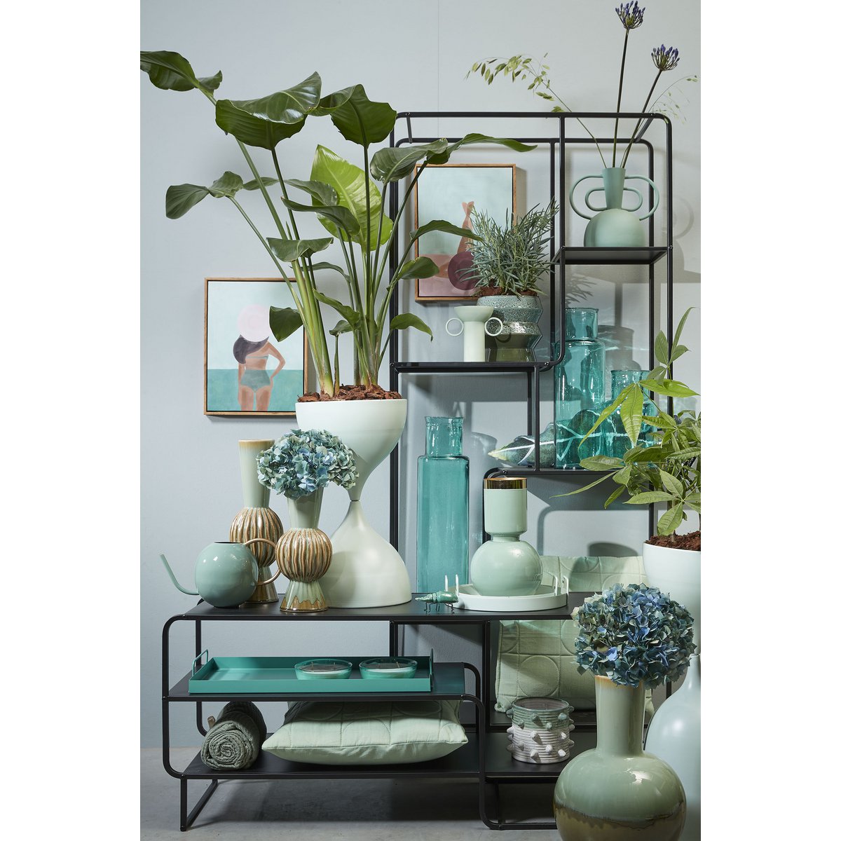 Wandkast Jules Zwart