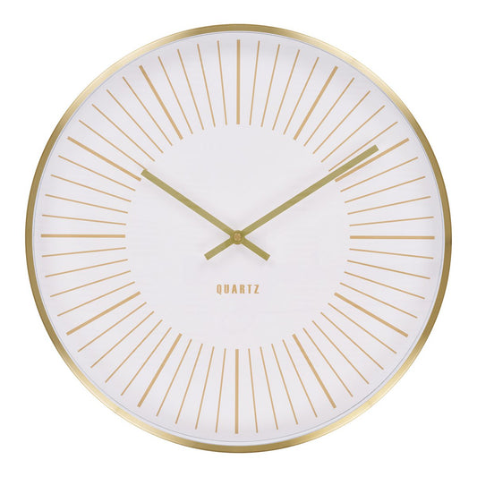 Takamaka Wall Clock - Goud, aluminium/glas, Ø40 cm